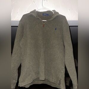 Polo Ralph Lauren Sweater

Quarter-zip 
Green 
Size Medium